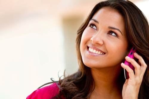 ケータイで話す